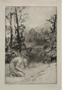 Den förlorade sonen 2:a tallriken. av Alphonse Legros
