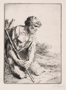 Den förlorade sonen 3:e tallriken. av Alphonse Legros