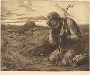 Den förlorade sonen, 6:e bladet (”Det förlorade barnet”) av Alphonse Legros