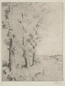 Läsaren: Föreläsningen under träden av Alphonse Legros