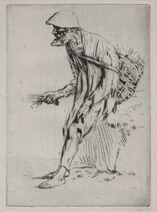 Den röda pimpernelförsäljaren av Alphonse Legros