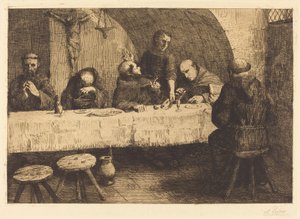 Matsalen (Le refectoire) av Alphonse Legros