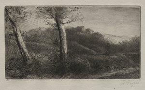 Resenären sträckte ut sig på gräset av Alphonse Legros