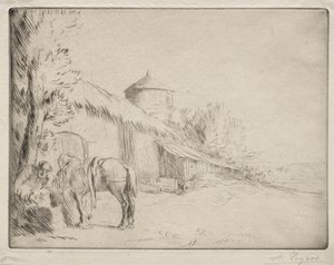 The Watering Place (andra plattan) av Alphonse Legros