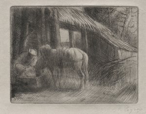 Bevattningsplatsen 2:a tallriken. av Alphonse Legros