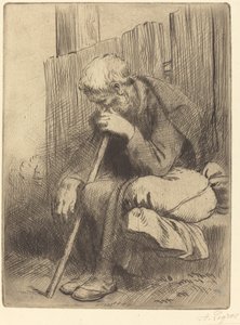 Tänkare (Tänkaren) av Alphonse Legros