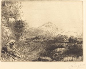 Resenärsvila Resenärens vila. av Alphonse Legros
