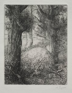 Galliska gravhögar av Alphonse Legros