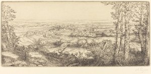 Valley i Bourgogne av Alphonse Legros