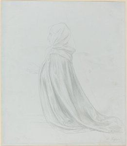 Kvinna i en mantel av Alphonse Legros