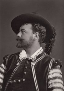 Porträtt av Victor Maurel (1848-1923) Fransk baryton som Don Giovanni av Mozart - fotografi av Alphonse Justin Liebert (1827-1914)