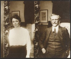 [Porträtt av Alphonse Mucha och hans hustru]