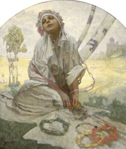Bohemisk soldrömmare av Alphonse Mucha