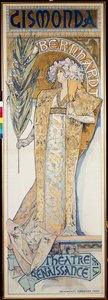 Gismonda, Renässansens teater, 1894 av Alphonse Mucha