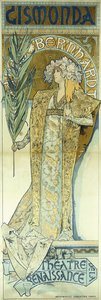 Gismonda, ca 1894 av Alphonse Mucha