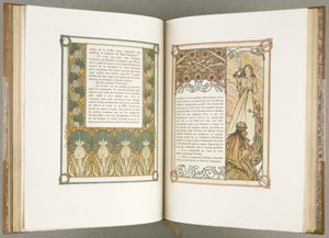 Illustrationer från "Ilsee, Princess de Tripoli" av Alphonse Mucha