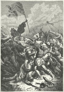 Slaget vid Bouvines av Alphonse Marie de (after) Neuville