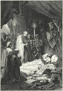 Kung Ludvig IX av Frankrikes död
