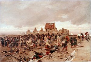 Fransk-preussiska kriget (1870): belägringen av Paris (Målning