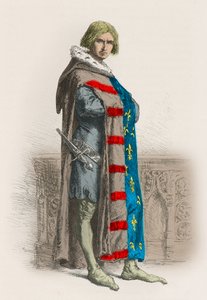 Porträtt av Etienne Marcel, prevot des marchands de Paris (Gravyr) av Alphonse Marie de Neuville