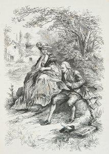Rousseau i sällskap med Madame Louise d