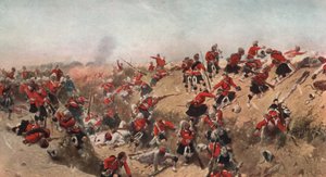 Stormningen av Tel el Kebir av Black Watch, Egypten, 1882 av Alphonse Marie de Neuville