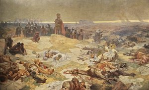 Efter slaget vid Grunwald. The Solidarity of the Northern Slavs Cykeln The Slav Epic av Alphonse Mucha