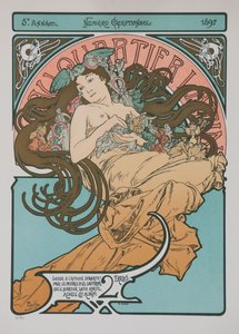 I Quartier Latin, 1897. av Alphonse Mucha