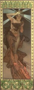 Morgonstjärnan av Alphonse Mucha