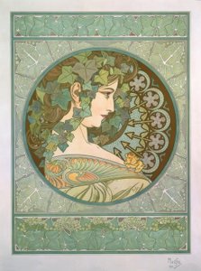 murgröna av Alphonse Mucha