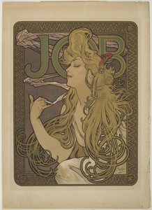 Job, 1896 av Alphonse Mucha
