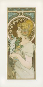 Fjäder av Alphonse Mucha