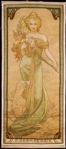 Vår av Alphonse Mucha