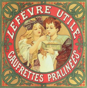 Lefèvre-Utile / Pralinerade våfflor av Alphonse Mucha