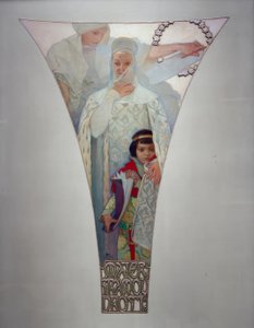 Moderlig visdom - Eliska Premyslovna av Alphonse Mucha
