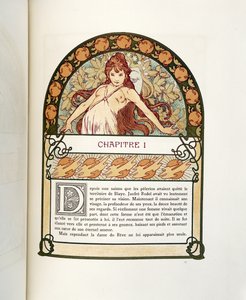 Sida från Ilsee, Princess de Tripoli, 1897 av Alphonse Mucha