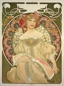 Dagdröm av Alphonse Mucha