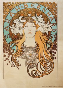 Sarah Bernhardt av Alphonse Mucha