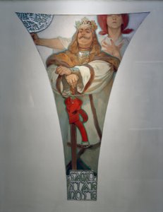 Skapande kraft - Jan von Pernstejn av Alphonse Mucha