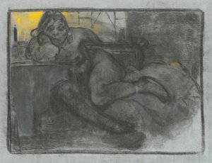 Absintsdrinkaren, 1900-1905 av Alphonse Mucha