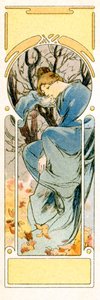 "Vinter", 1900 av Alphonse Mucha