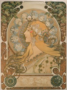 Zodiaken av Alphonse Mucha