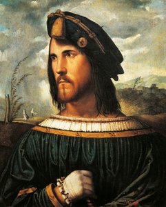 Porträtt av Cesare Borgia (Rom