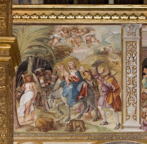 Presbytery, Seventh North Span, Flight to Egypt, Altobello Melon av Altobello Melone