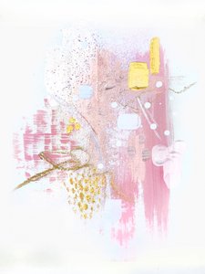 Abstrakt i roséguld av Alyson Storms
