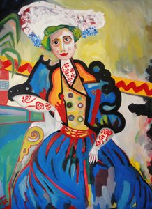 A Woman (olja på duk)