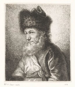 Porträtt av Michel Hirsch, rabbin i Potsdam
