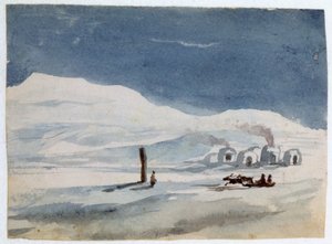 Igloos och esquimauxer