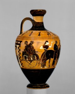 Lekythos, ca 550-530 f.Kr. (terrakotta)