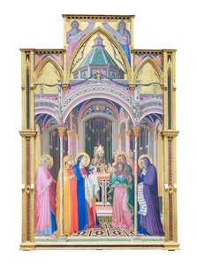 Presentation av Jesus i templet av Ambrogio Lorenzetti